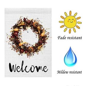 3/$15 CHOKEBERRY garden flag NWT